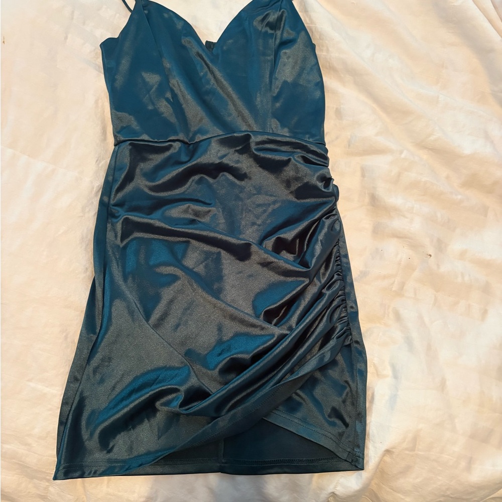 Lucy in the Sky Green Mini Dress